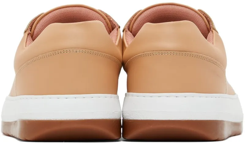 Sunnei Orange Leather Dreamy Sneakers (MSHOXSNK001)
