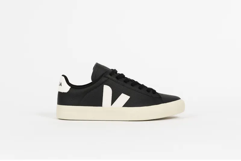 Veja Campo Chromefree Leather “Black/White” (CP051215)