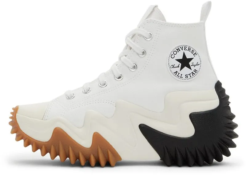 Converse Run Star Motion Wit/zwart/gum Honey