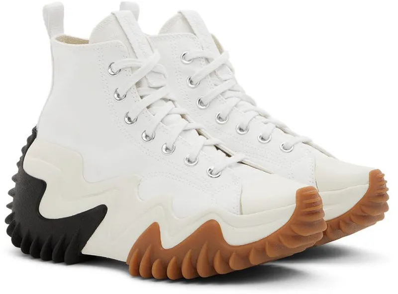 Converse Run Star Motion Wit/zwart/gum Honey