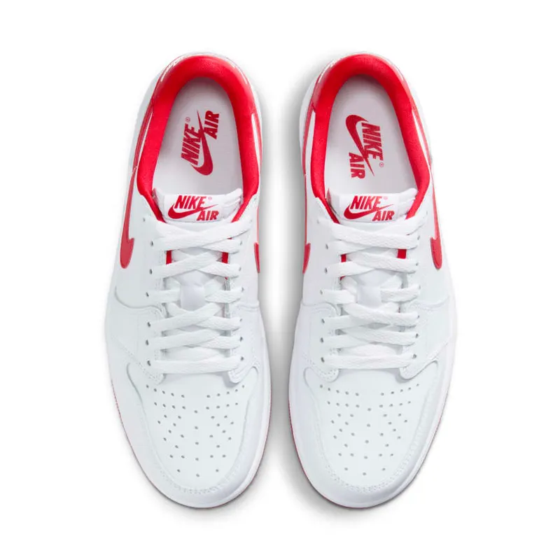 Jordan Brand Air Jordan 1 Retro Low ‘University Red’ White (CZ0790-161)