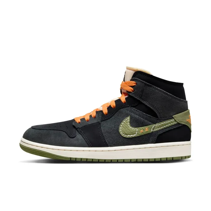 Air Jordan 1 Mid SE Craft ‘Anthracite Light Olive’ (FD6817-003)