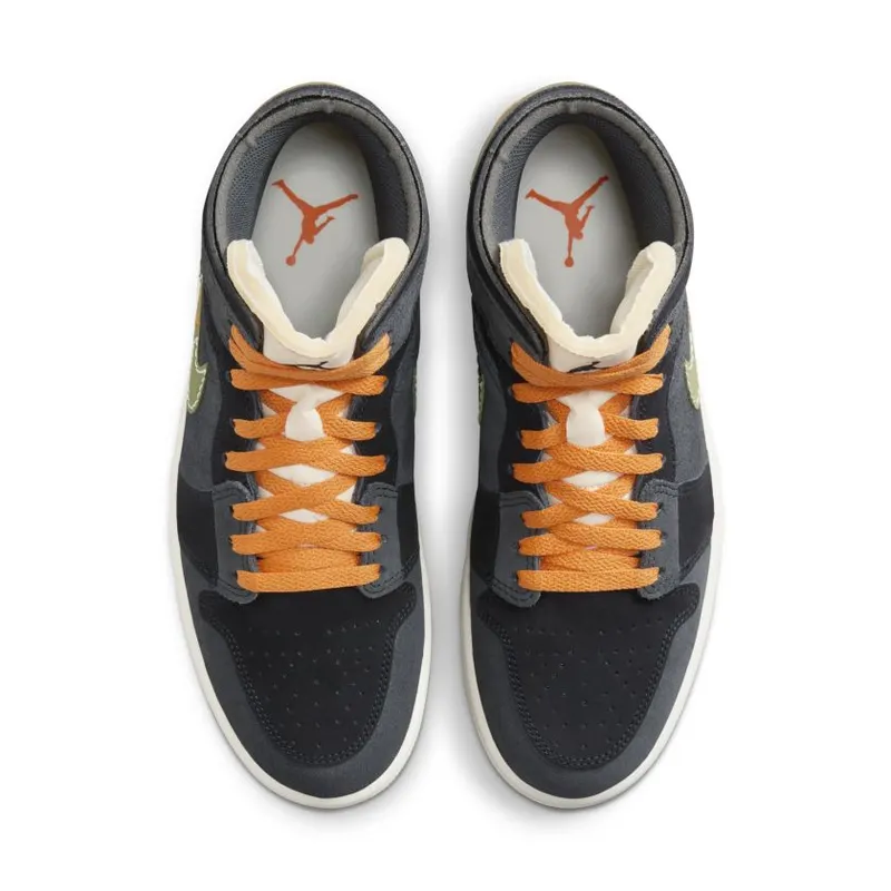 Air Jordan 1 Mid SE Craft ‘Anthracite Light Olive’ (FD6817-003)