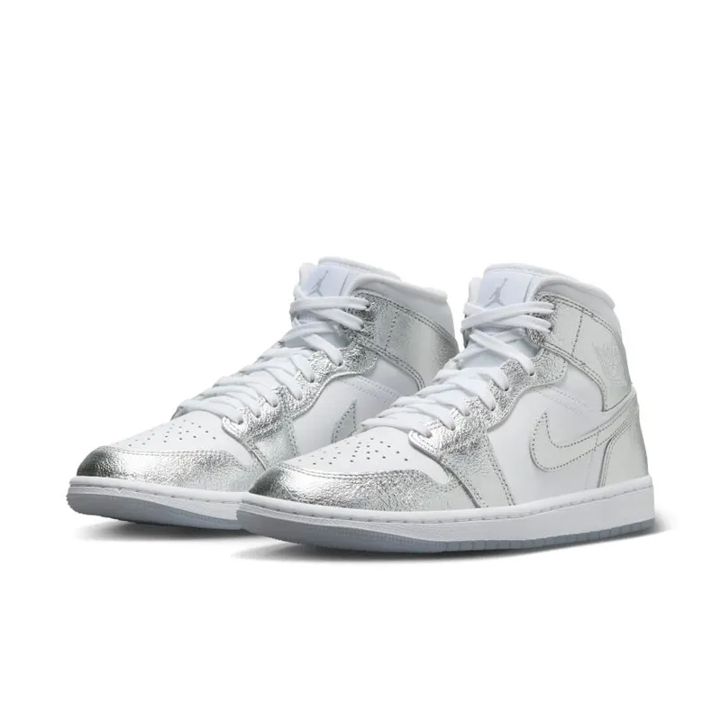 Air Jordan 1 Mid SE ‘Metallic Silver’ (FN5031-100)