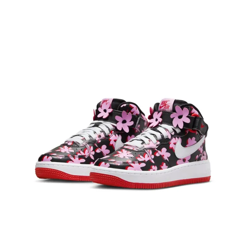 Nike Air Force 1 Mid EasyOn SE GS ‘Flower Power’ (FQ3692-001)