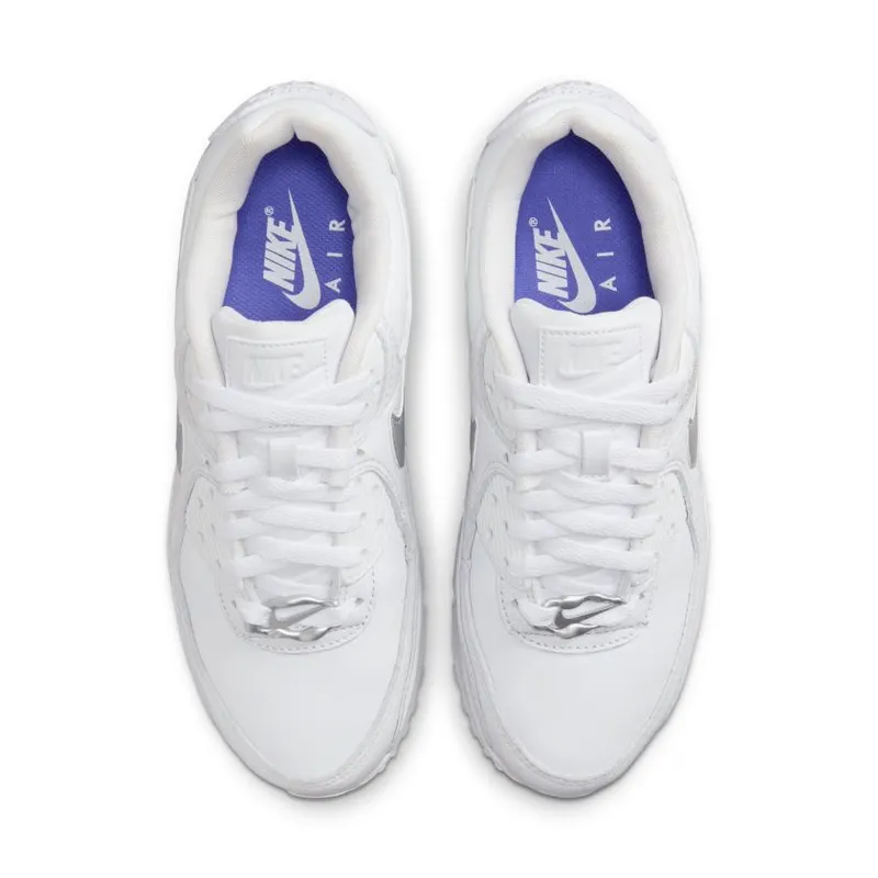 Nike Air Max 90 WMNS ‘White Metallic Silver’ (FV0949-100)