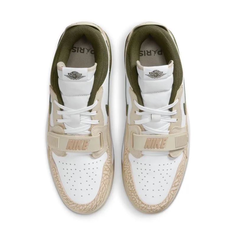 Paris Saint-Germain x Jordan Legacy 312 Low ‘White Sequoia Green’ (FZ4358-100)