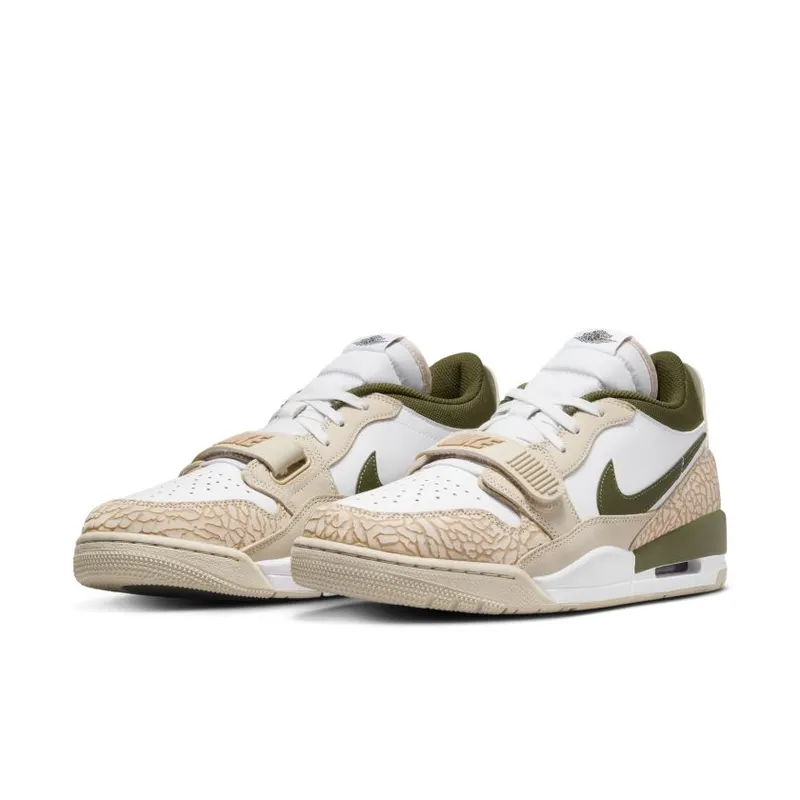 Paris Saint-Germain x Jordan Legacy 312 Low ‘White Sequoia Green’ (FZ4358-100)