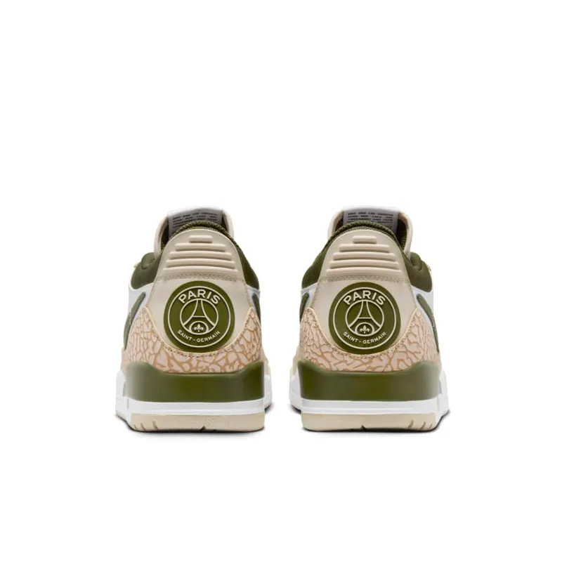 Paris Saint-Germain x Jordan Legacy 312 Low ‘White Sequoia Green’ (FZ4358-100)