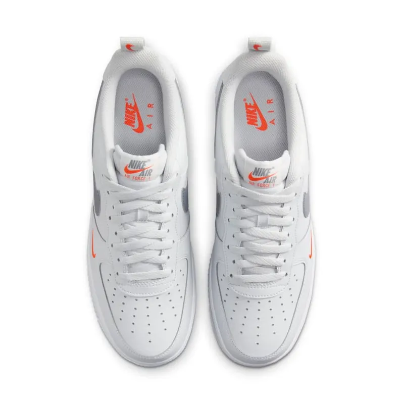 Nike Air Force 1 ’07 ‘Orange Mini Swoosh’ (HF3836-001)