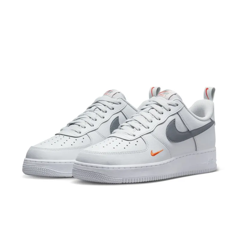 Nike Air Force 1 ’07 ‘Orange Mini Swoosh’ (HF3836-001)
