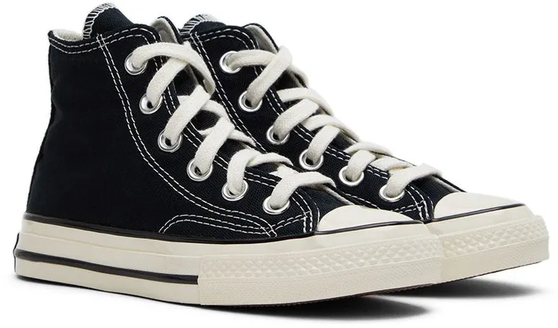 Converse Little Kids Vintage Canvas Chuck 70 High Top Zwart/zwart/egret