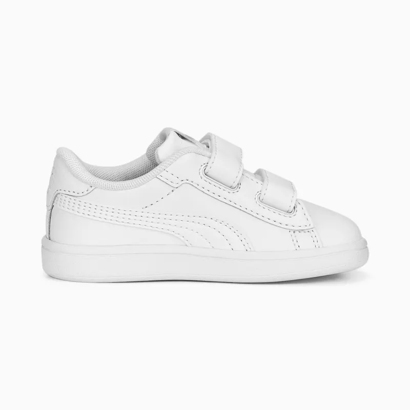 Puma Smash 3.0 leren V Wit/Grijs (392034-02)