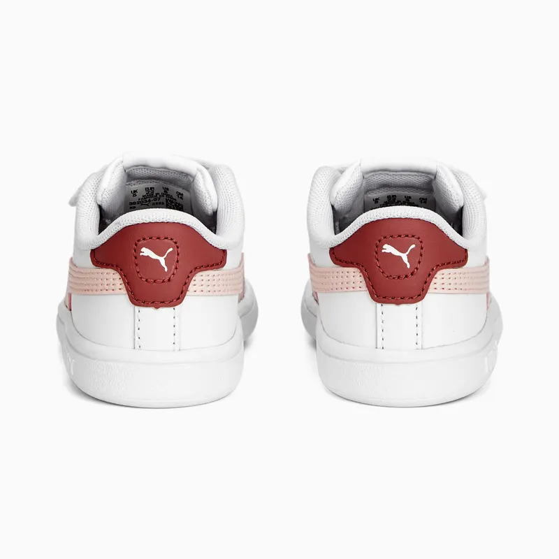 Puma Smash 3.0 leren V Wit/Roze (392034-07)