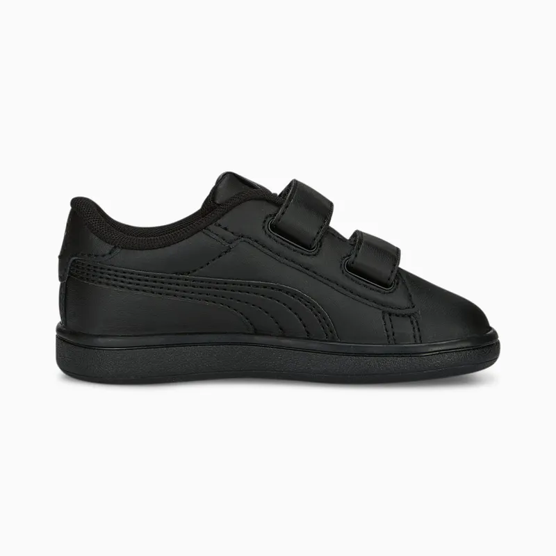 Puma Smash 3.0 leren V Grijs/Zwart (392034-01)