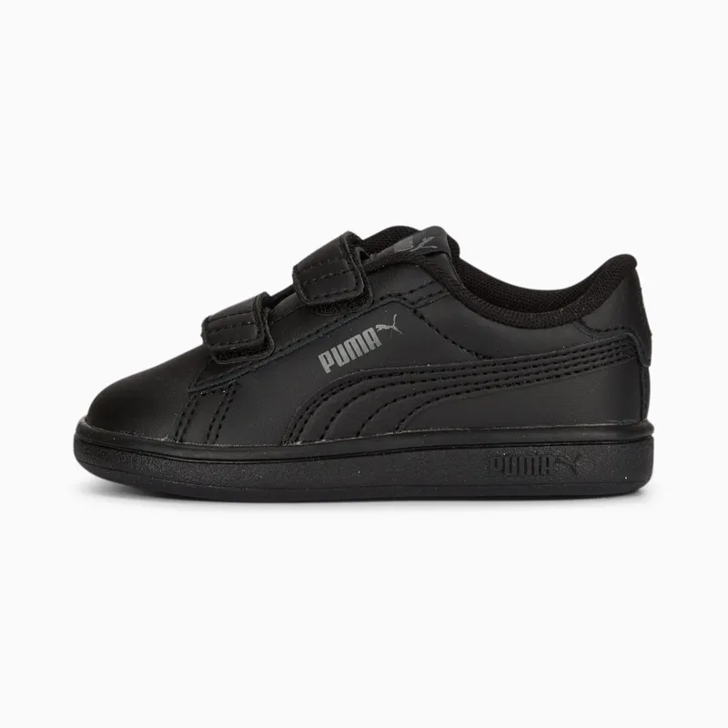 Puma Smash 3.0 leren V Grijs/Zwart (392034-01)