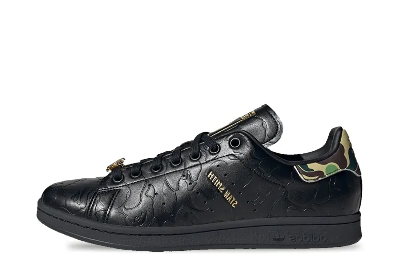 adidas x BAPE Stan Smith 30th Anniversary Black (IG1116)