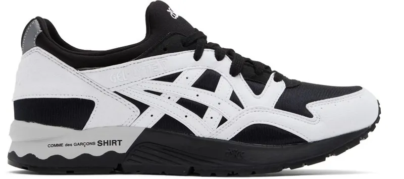 Comme des Garçons Shirt Black & White Asics Edition Gel-Lyte V Sneakers (FI-k102-1)