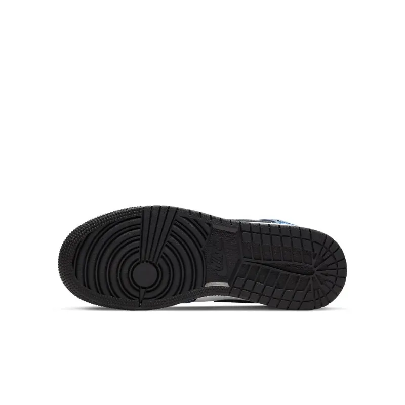 Air Jordan 1 Mid Signal Blue GS (BQ6931 402)