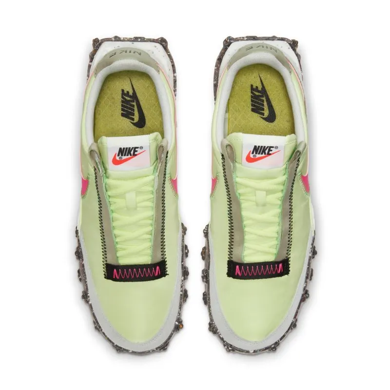 Nike Waffle Racer Crater ‘Barely Volt/Pink Blast’ (CT1983-700)