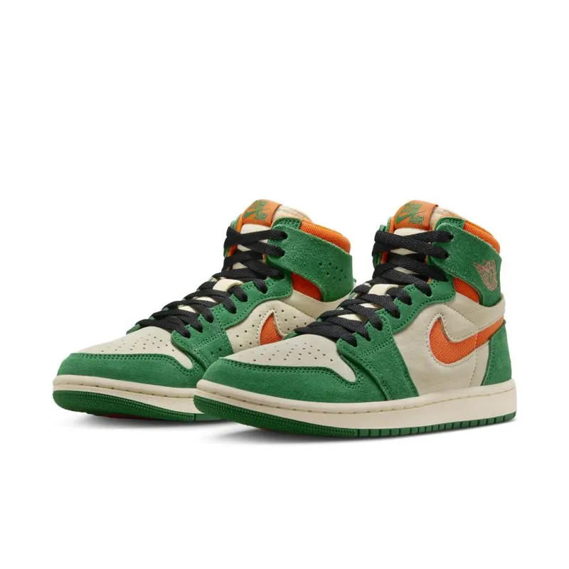 Air Jordan 1 High Zoom CMFT 2 Pine Green Orange (DV1305-308)