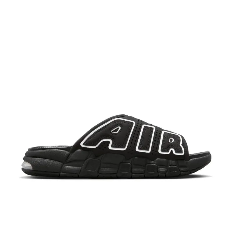 Nike Air More Uptempo Slide ‘Black White’ (DV2137-001)