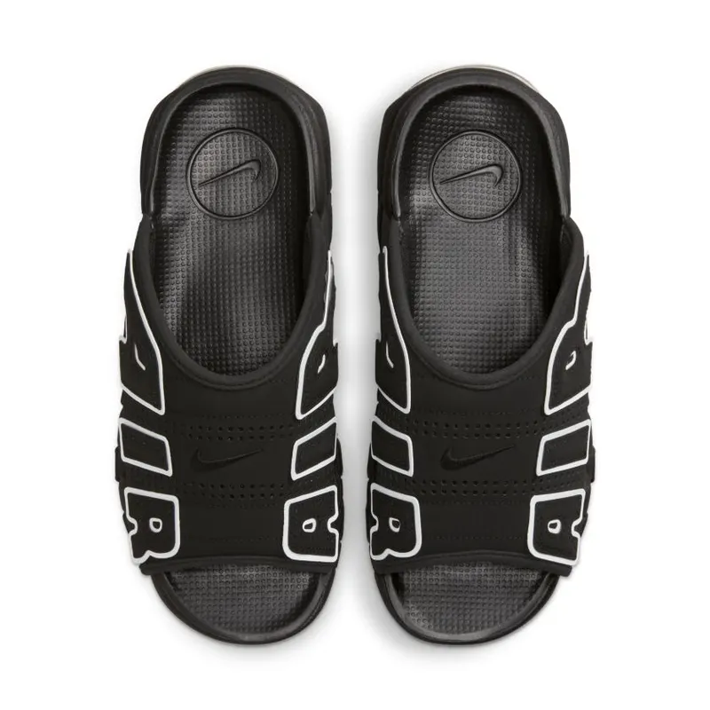 Nike Air More Uptempo Slide ‘Black White’ (DV2137-001)
