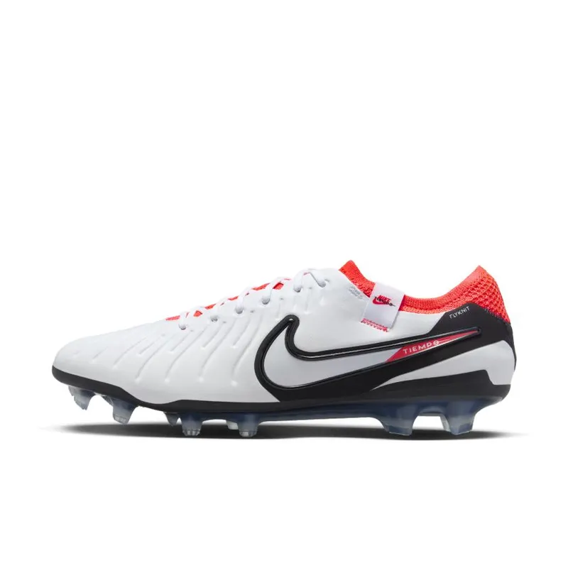 Nike Tiempo Legend 10 Elite FG White Black Bright Crimson (DV4328-100)