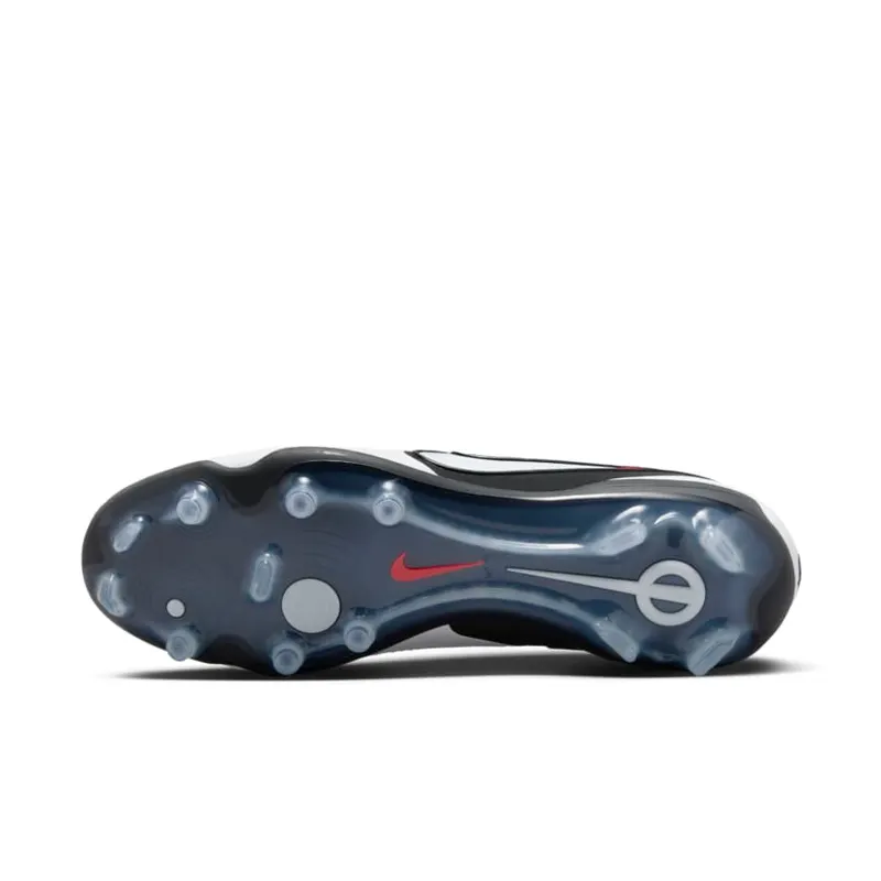 Nike Tiempo Legend 10 Elite FG White Black Bright Crimson (DV4328-100)