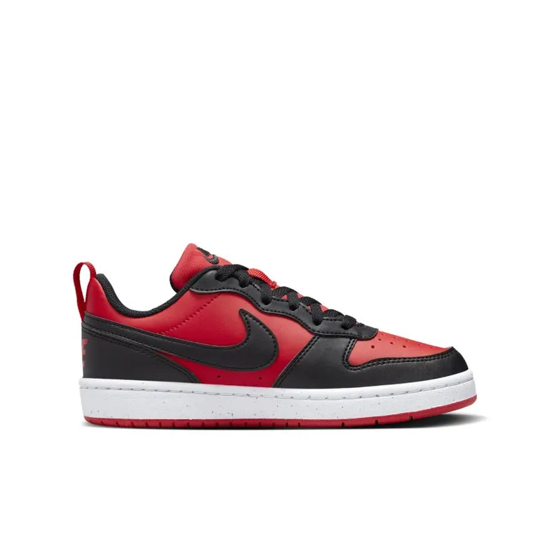 Nike Court Borough Low Recraft GS ‘Black University Red’ (DV5456-600)