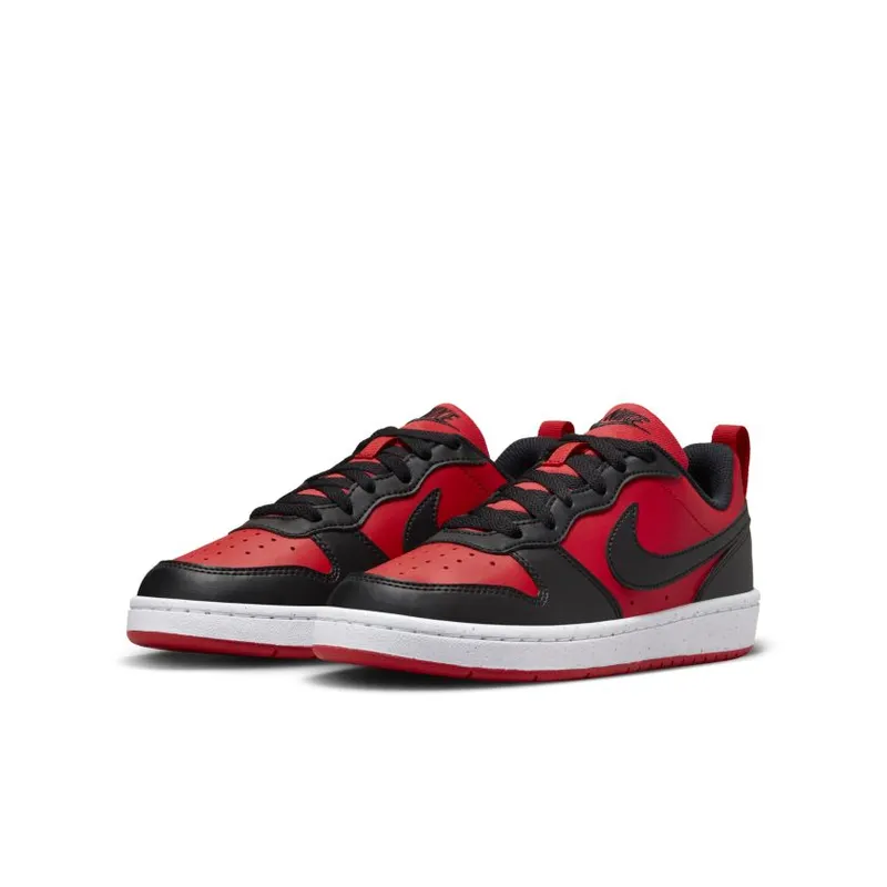 Nike Court Borough Low Recraft GS ‘Black University Red’ (DV5456-600)
