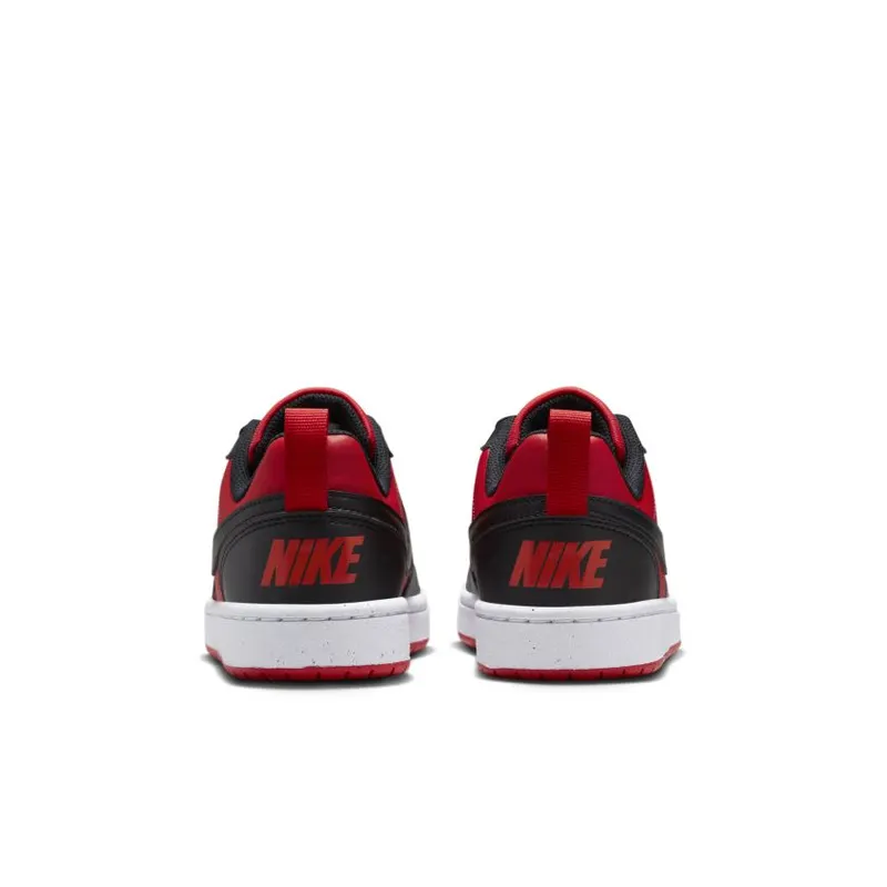 Nike Court Borough Low Recraft GS ‘Black University Red’ (DV5456-600)