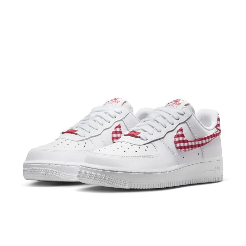 Nike Air Force 1 Low WMNS Red Gingham (DZ2784-101)