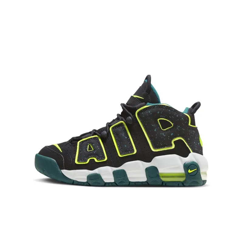 Nike Air More Uptempo GS ‘Black Geode Teal’ (DZ2809-001)