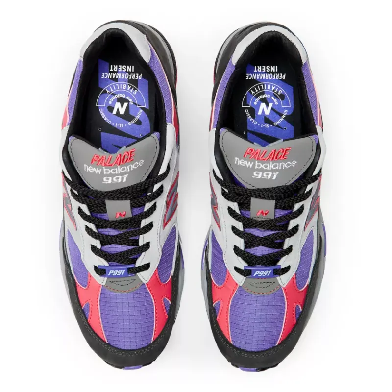 Palace x New Balance 991v1 WMNS ‘Ultra Violet’ – Made in UK (W991PLE)