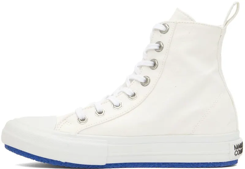 Marcelo Burlon County of Milan White Cross Vulcanized Sneakers (CMIA094S22FAB0010110)