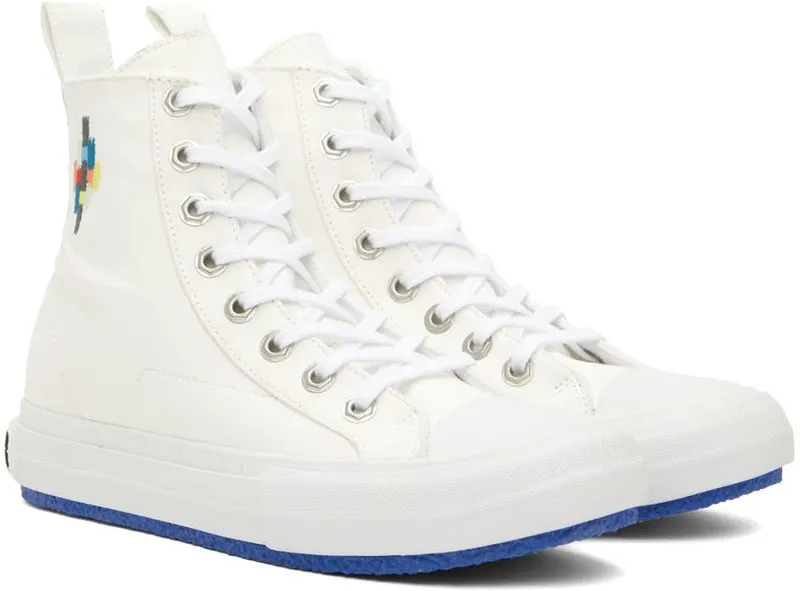 Marcelo Burlon County of Milan White Cross Vulcanized Sneakers (CMIA094S22FAB0010110)