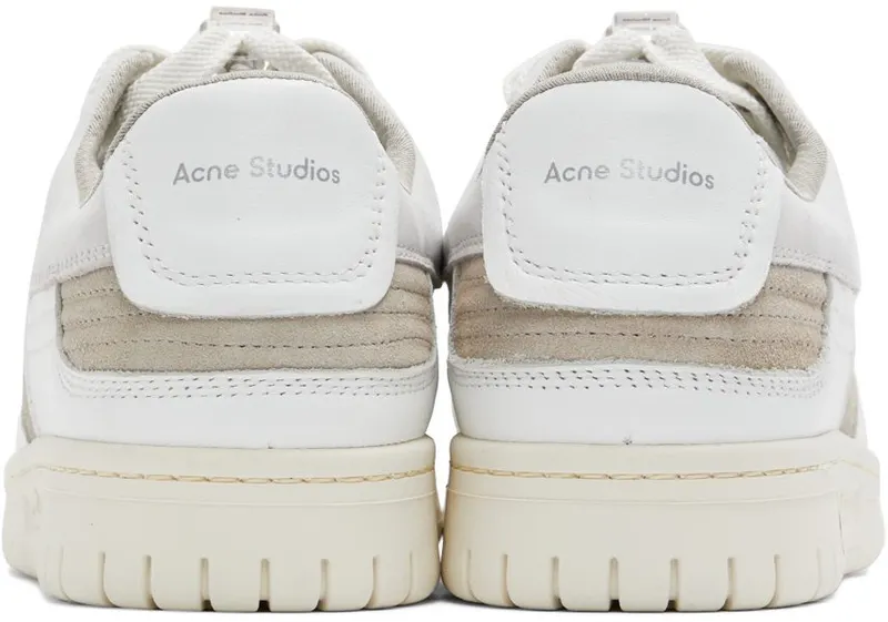 Acne Studios Black Leather Low Top Sneakers (BD0220-)
