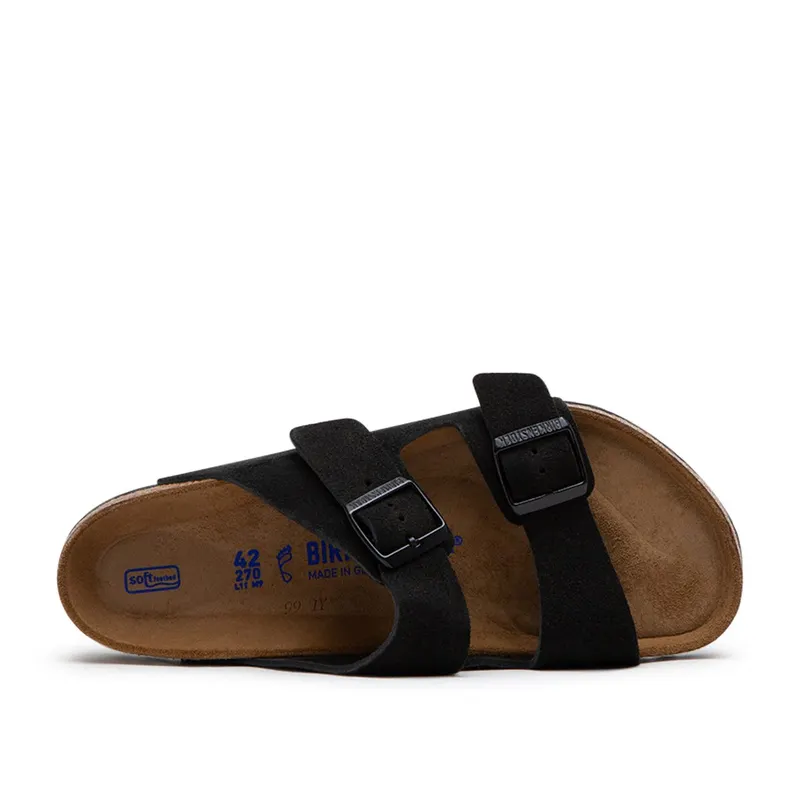 Birkenstock Arizona Soft Footbed Suede (Black)