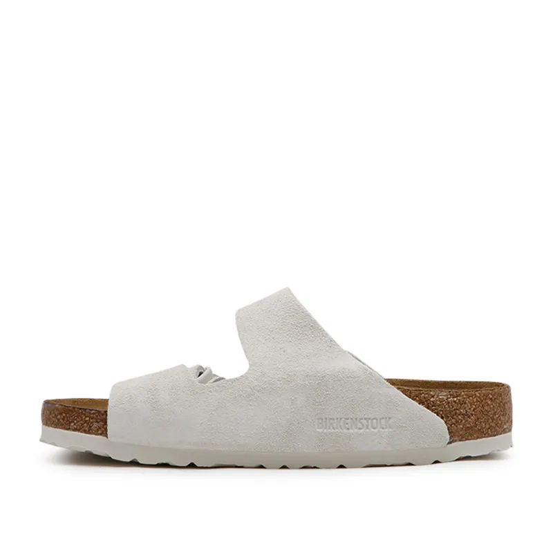 Birkenstock Arizona Soft Footbed Suede (Light Grey)