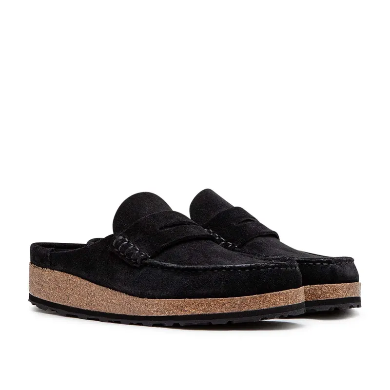 Birkenstock Naples Suede Leather (Black)