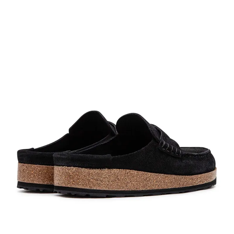 Birkenstock Naples Suede Leather (Black)