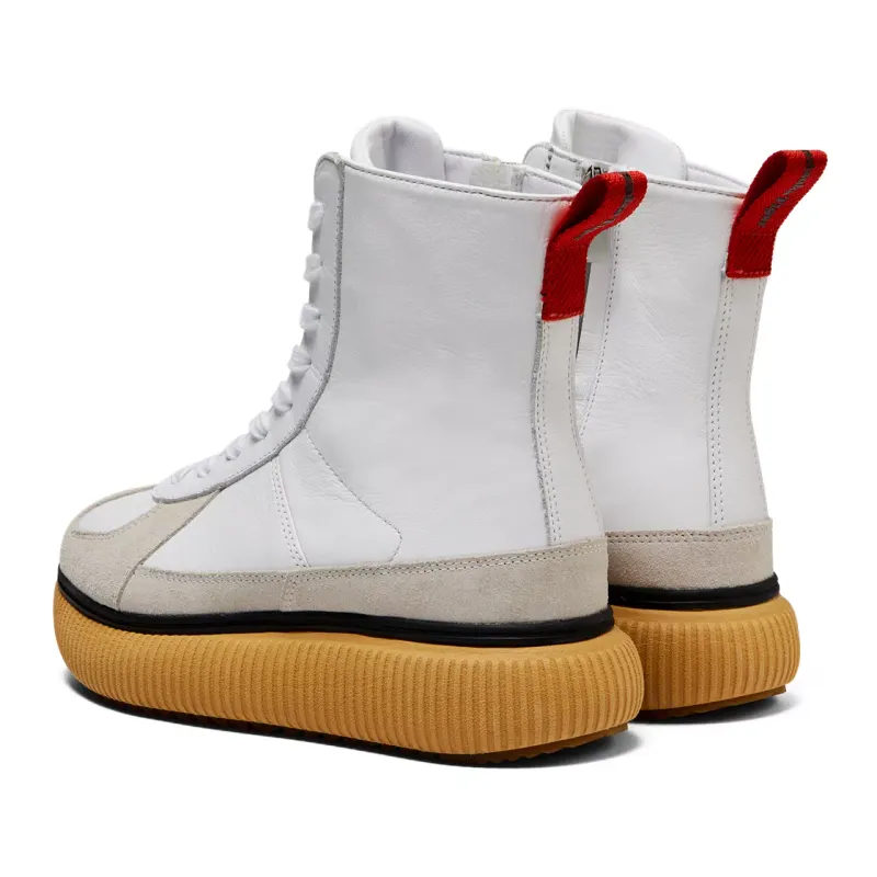 Onitsuka Tiger DELECITY BOOT WHITE/FIERY RED (1183C158.100)