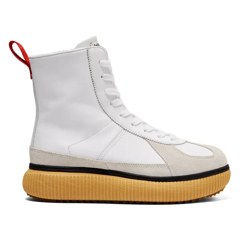 Onitsuka Tiger DELECITY BOOT WHITE/FIERY RED (1183C158.100)