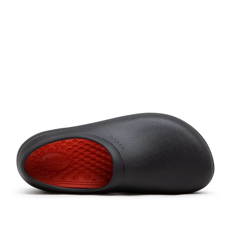 Crocs On-The-Clock Lite Ride Slip On (Black)