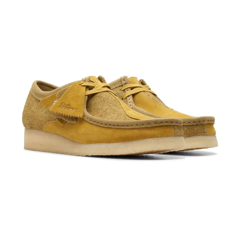 Clarks Wallabee Oliv Combi (Oliv)