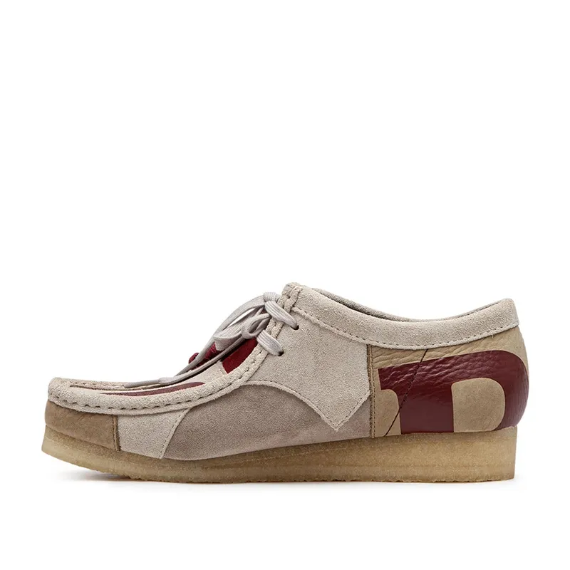 Clarks x Franck Pellegrino Wallabee Combi (Red)