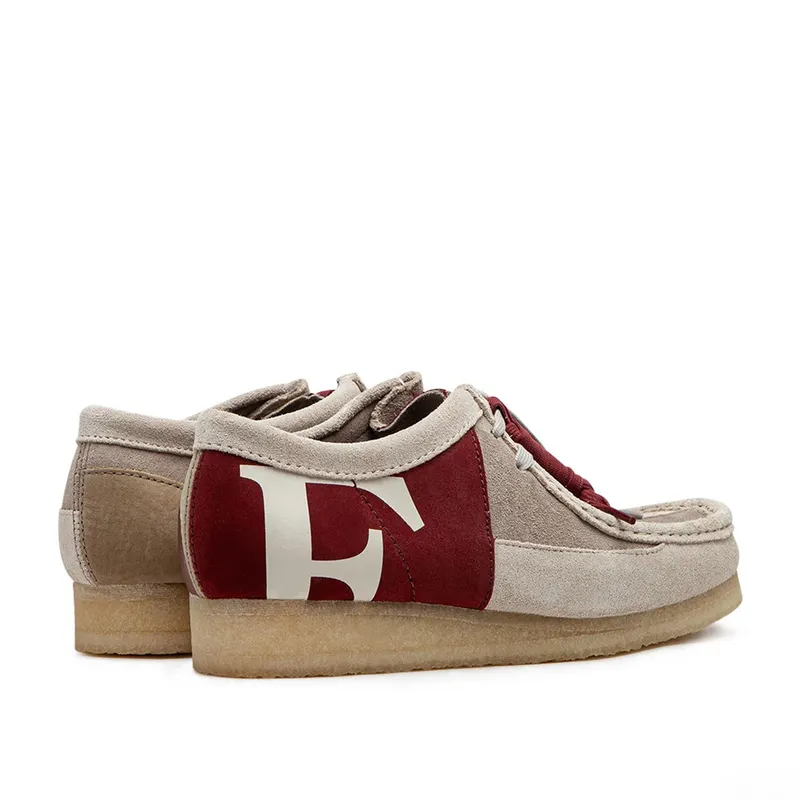 Clarks x Franck Pellegrino Wallabee Combi (Red)