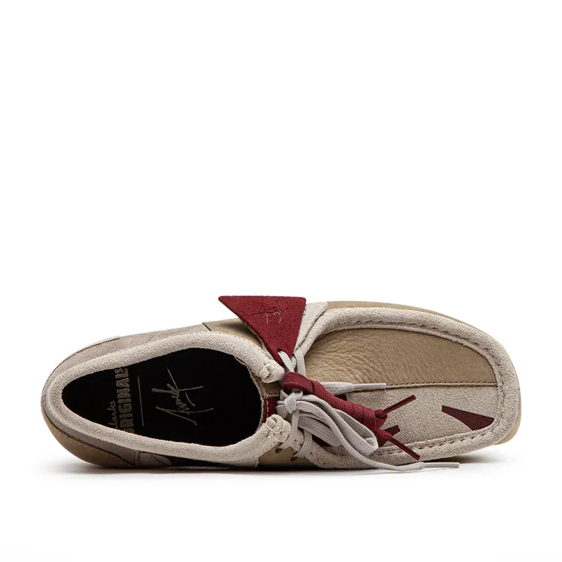 Clarks x Franck Pellegrino Wallabee Combi (Red)