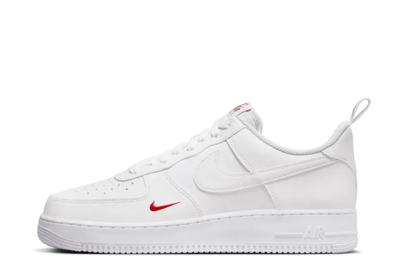 Nike Air Force 1 07 Red Mini Swoosh (FZ7187-100)